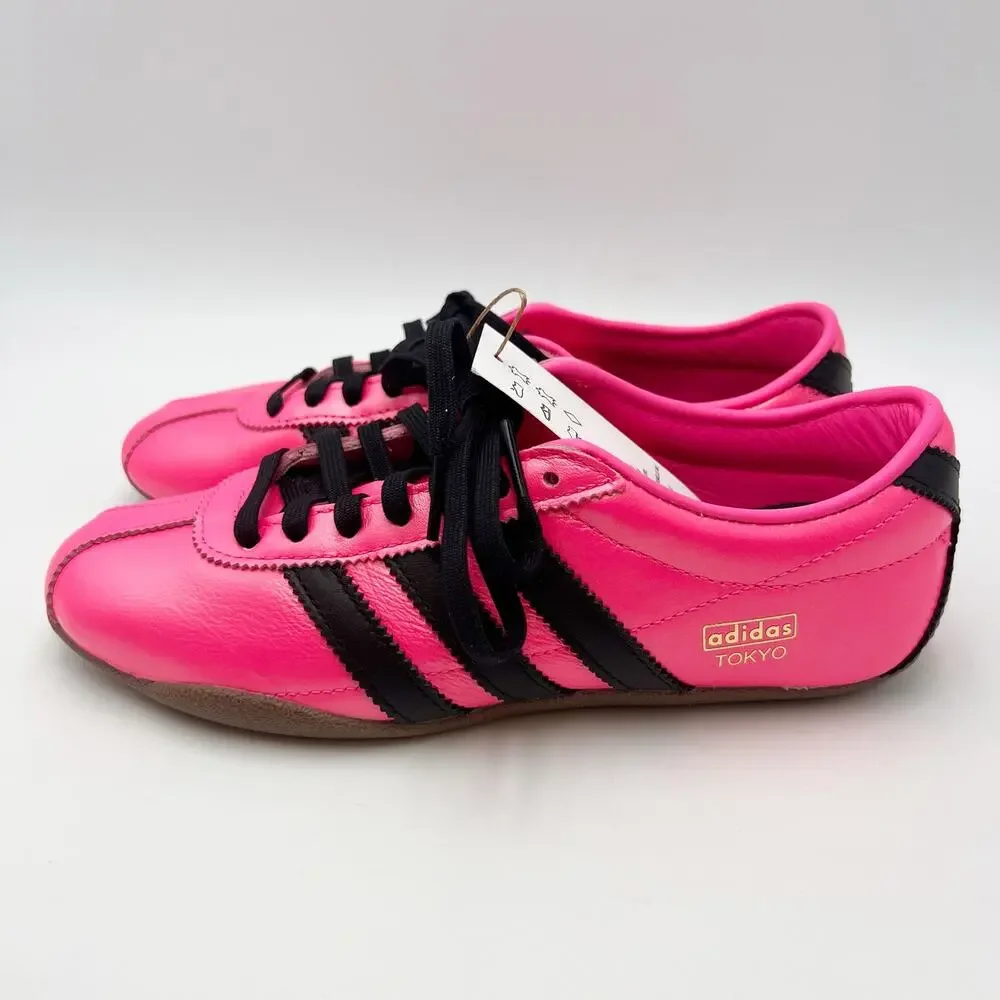 Adidas Womens Tokyo Casual Sneakers Size 11 Pink Black NWOB